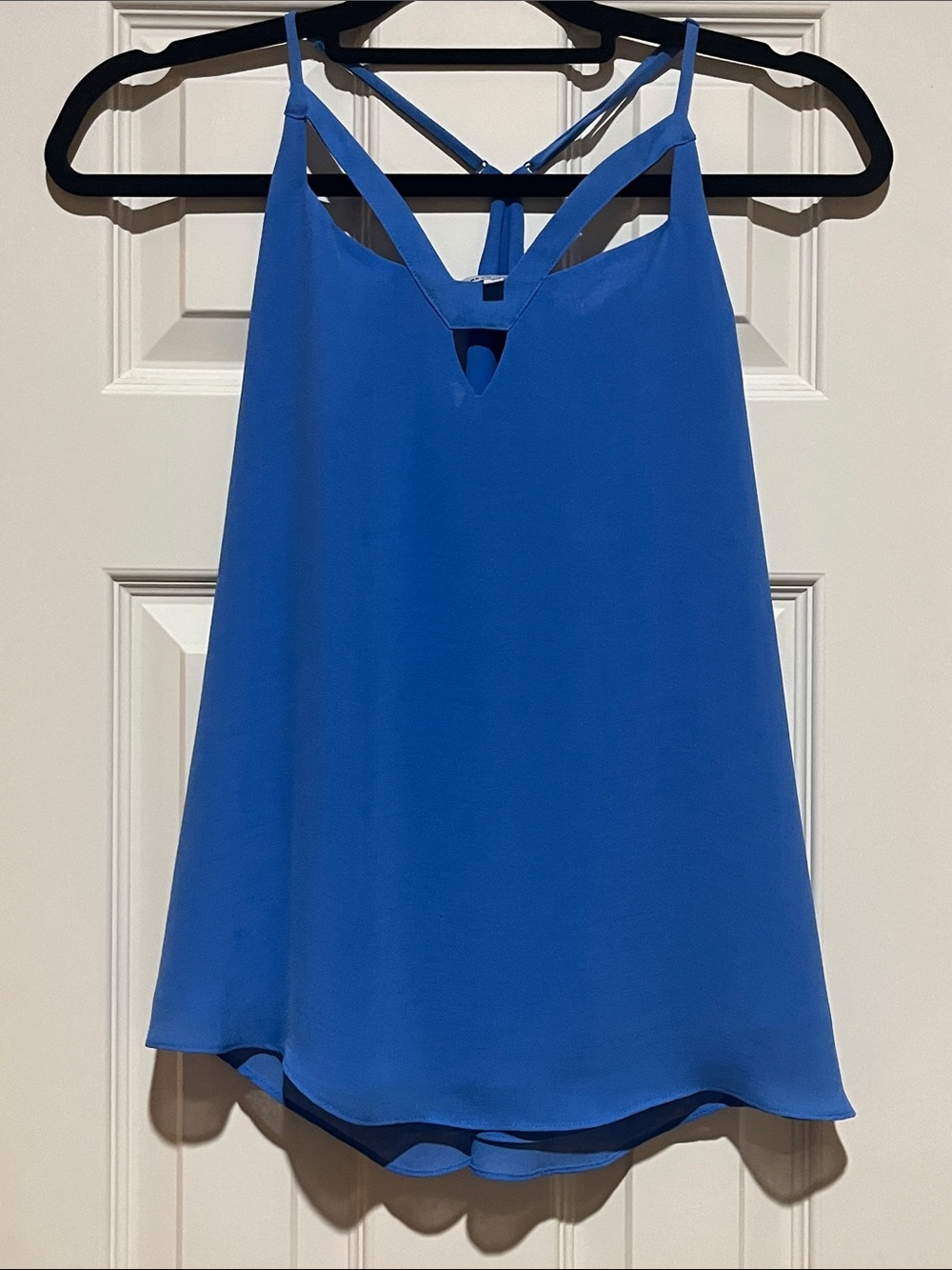 Naked Zebra Royal Blue Strappy V-Neck Camisole